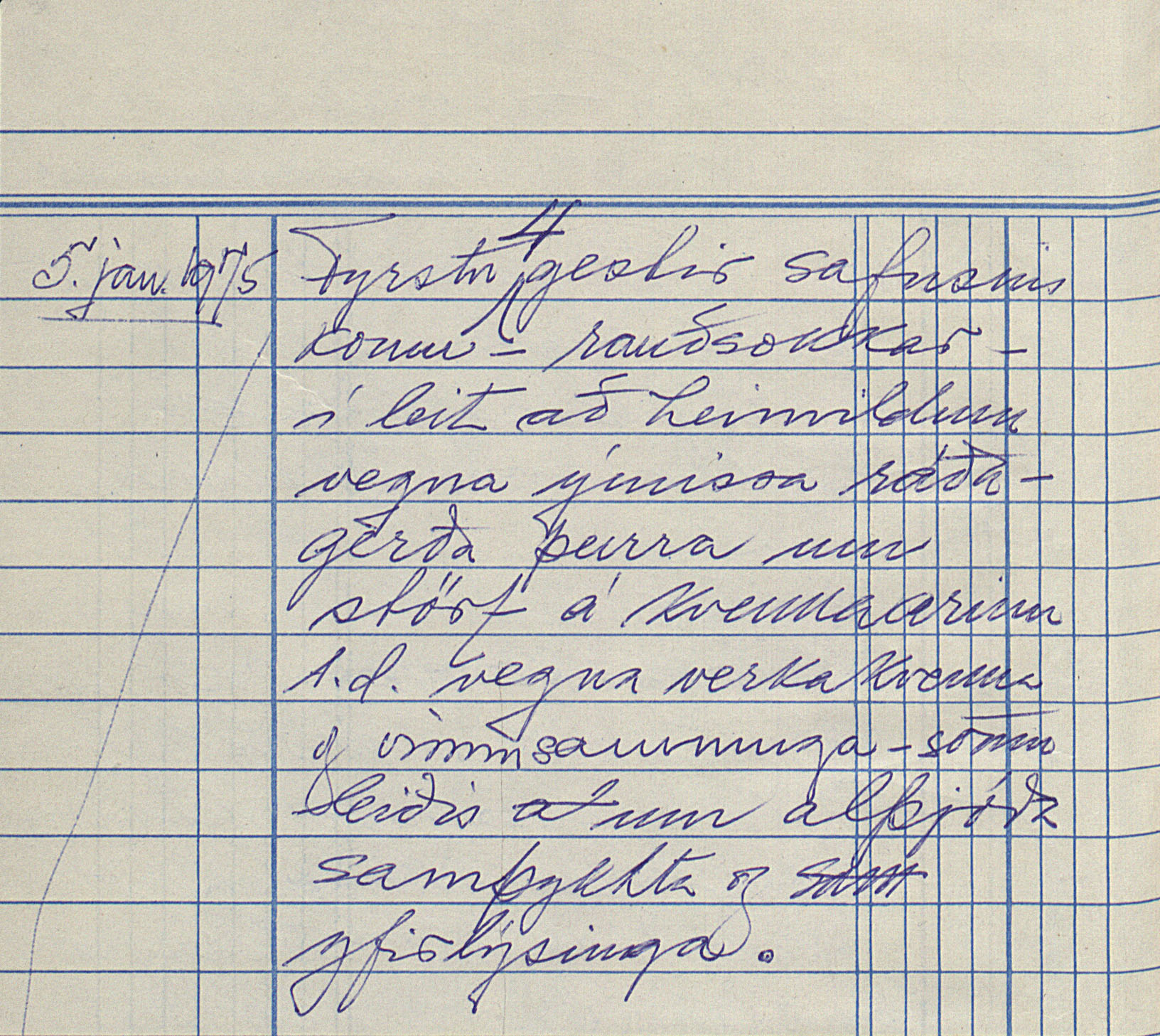 Dagbok1975