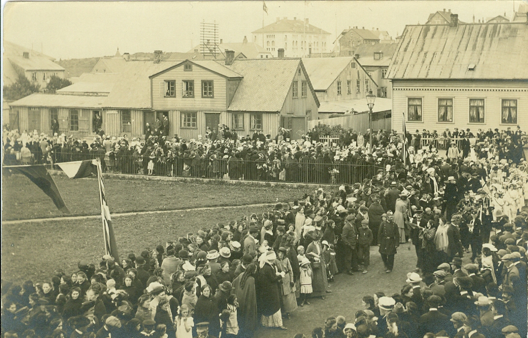 Hátíðarhöld 7. júlí 1915 AJ-1731
