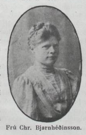 christophine Bjarnhéðinsson 19. júní október 1923